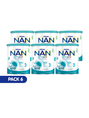 PACK 6 unidades NANOPTIpro 3 leche de crecimiento 800g