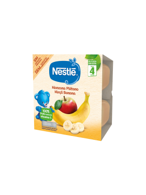 Tarrinas de purés NESTLÉ Manzana y Plátano